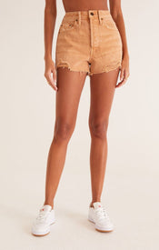 CLASSIC HI-RISE DENIM SHORT - Las Olas