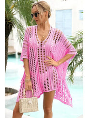 HOLLOW KNITTED BEACH WEAR SWIM COVER UP - Las Olas