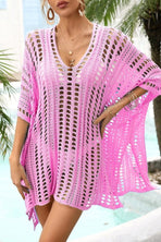 HOLLOW KNITTED BEACH WEAR SWIM COVER UP - Las Olas