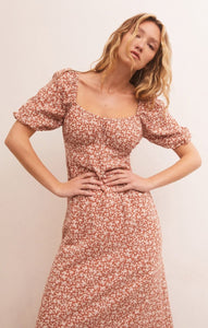 KIERA FLORAL MIDI DRESS - Las Olas