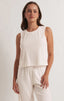 LIBBY RIB TERRY TANK - Las Olas