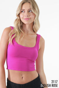 NIKIBIKI CHEVRON RIBBED CROP TOP - Las Olas