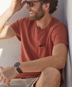 OUTERKNOWN GROOVY POCKET TEE - Las Olas