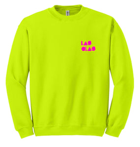 PINK 80s LOGO CREWNECK SWEATER - Las Olas