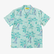 SCRIBBLE PALM BUTTONUP - Las Olas