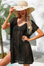 SIDE SLIT HOLLOW KNITTED SWIMWEAR COVER UP - Las Olas