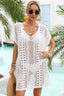 SIDE SLIT HOLLOW KNITTED SWIMWEAR COVER UP - Las Olas