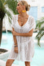 SIDE SLIT HOLLOW KNITTED SWIMWEAR COVER UP - Las Olas