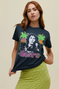 THE DOORS TWIN PALMS RINGER TEE - Las Olas